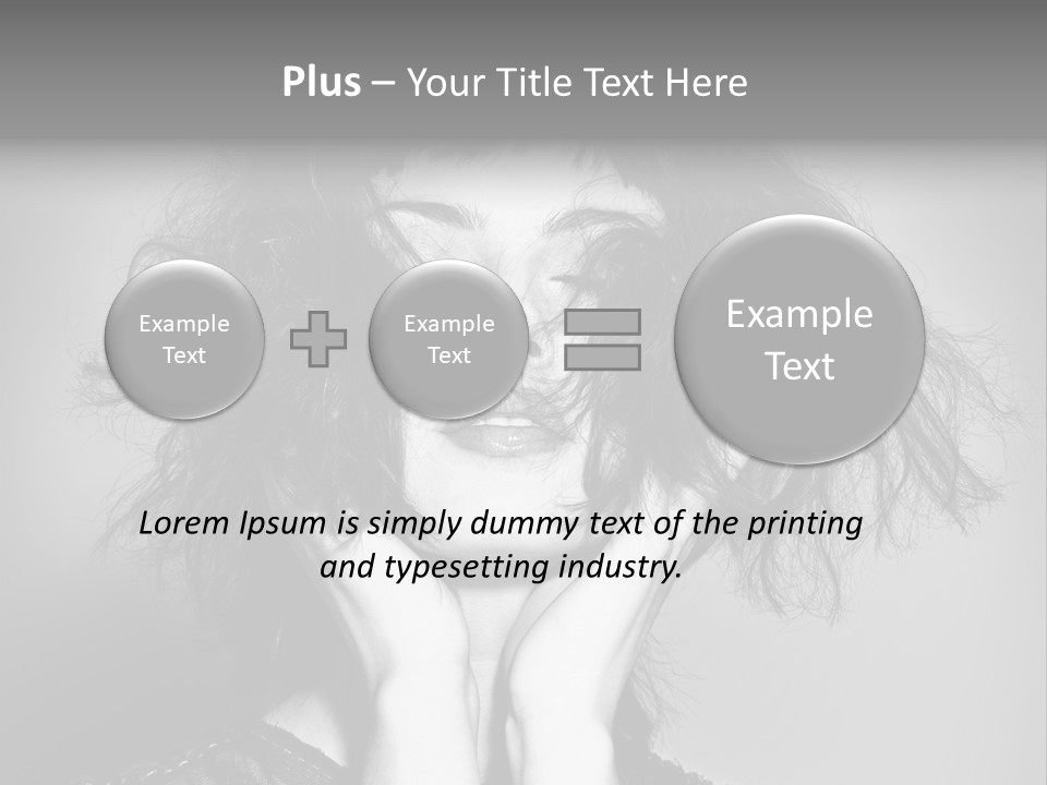 Garden Queensland Heliconia PowerPoint Template
