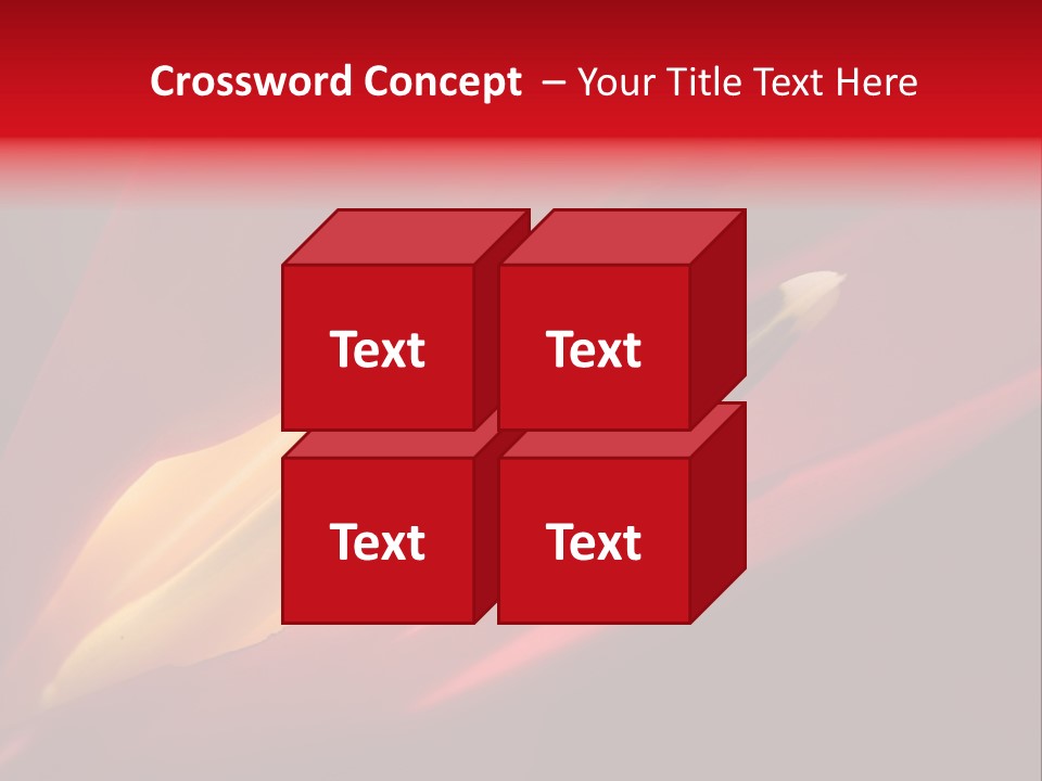 Garden Queensland Heliconia PowerPoint Template