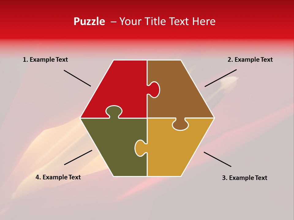 Garden Queensland Heliconia PowerPoint Template