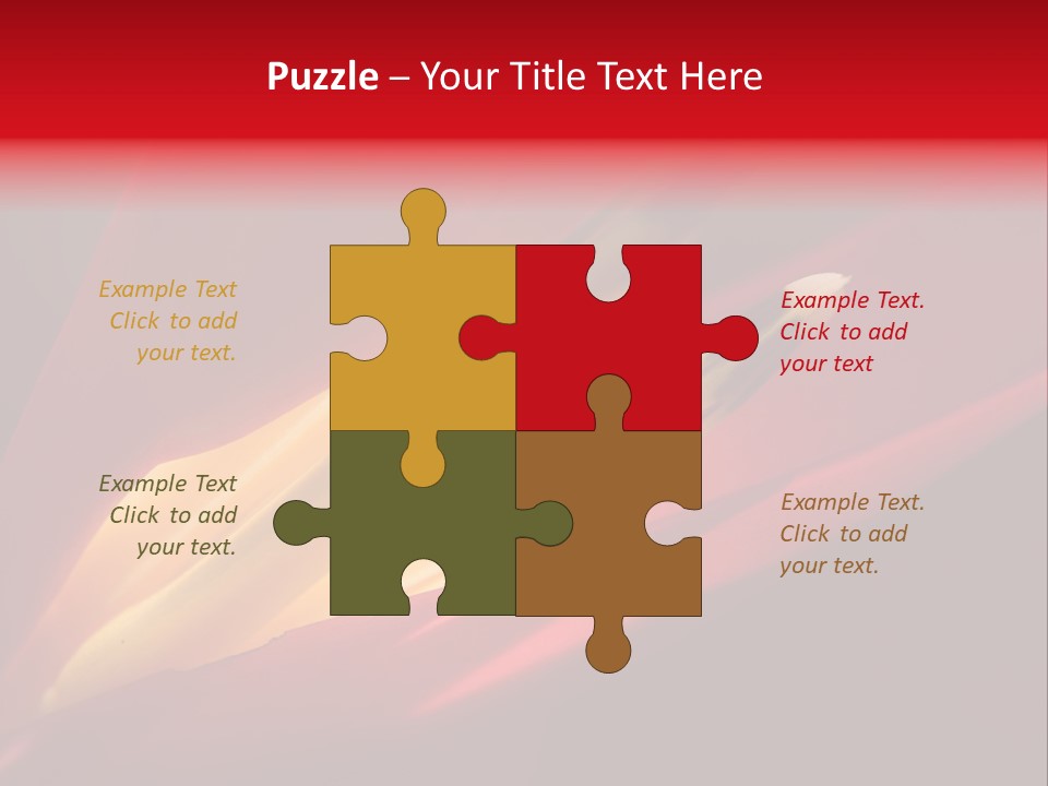 Garden Queensland Heliconia PowerPoint Template