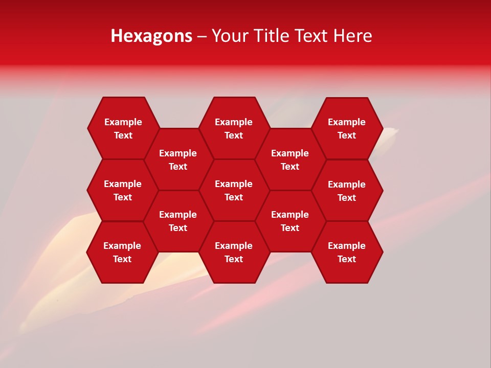 Garden Queensland Heliconia PowerPoint Template