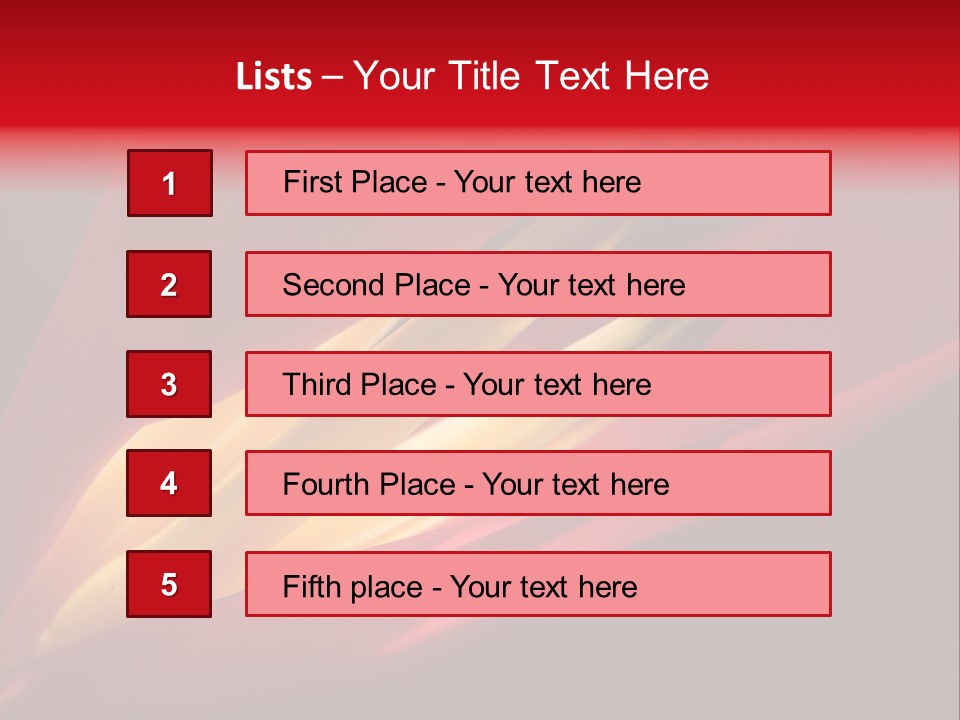 Garden Queensland Heliconia PowerPoint Template