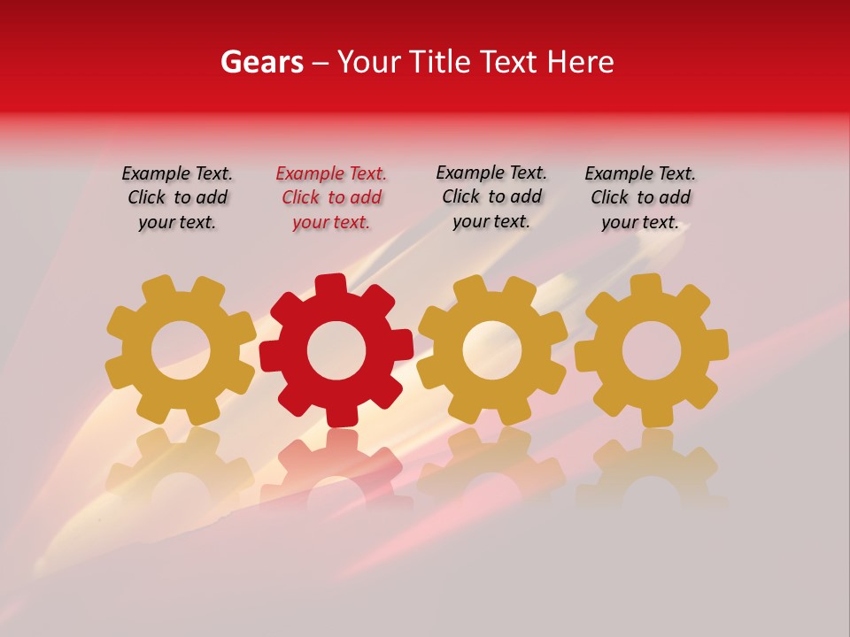 Garden Queensland Heliconia PowerPoint Template