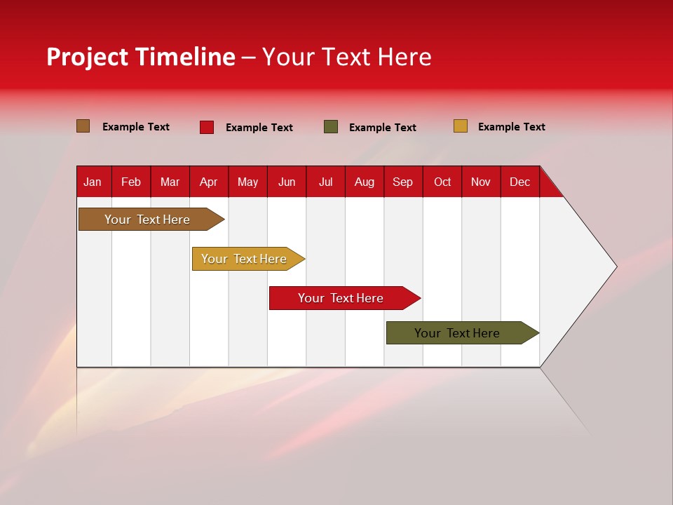 Garden Queensland Heliconia PowerPoint Template