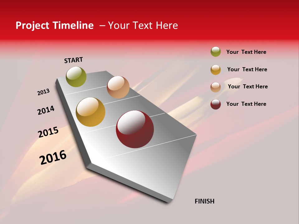 Garden Queensland Heliconia PowerPoint Template