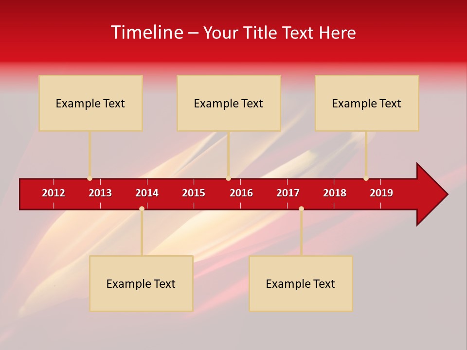 Garden Queensland Heliconia PowerPoint Template