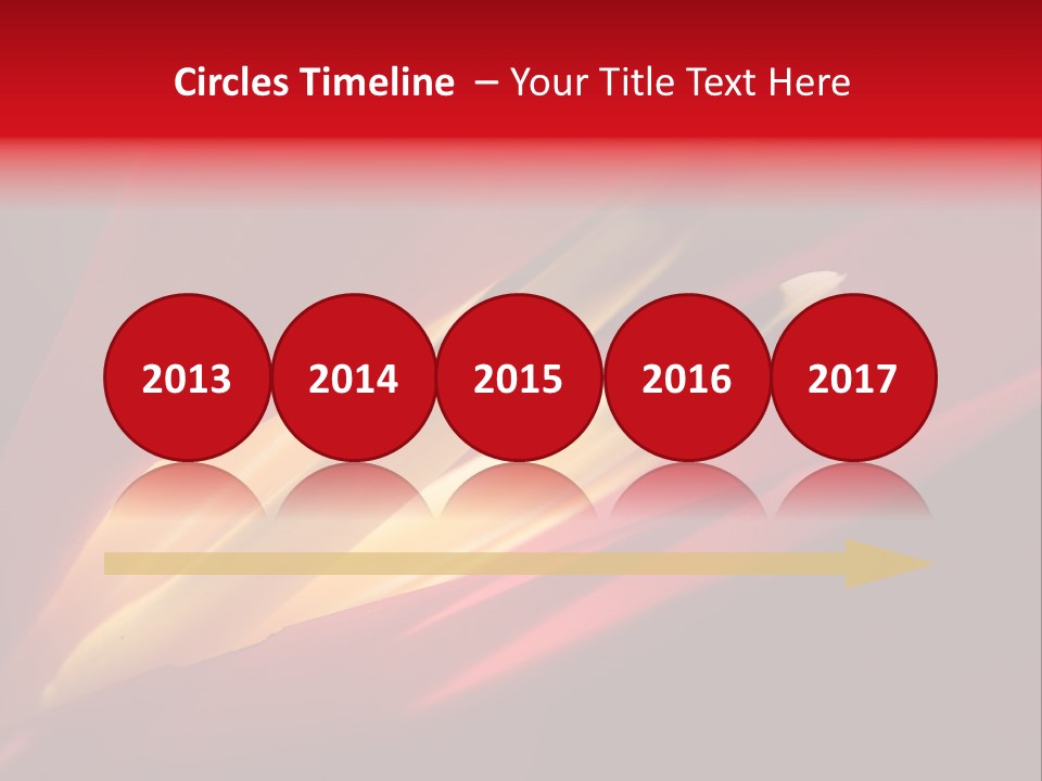 Garden Queensland Heliconia PowerPoint Template