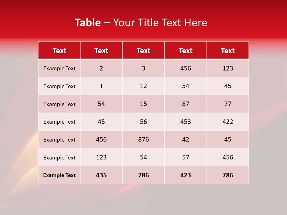 Garden Queensland Heliconia PowerPoint Template