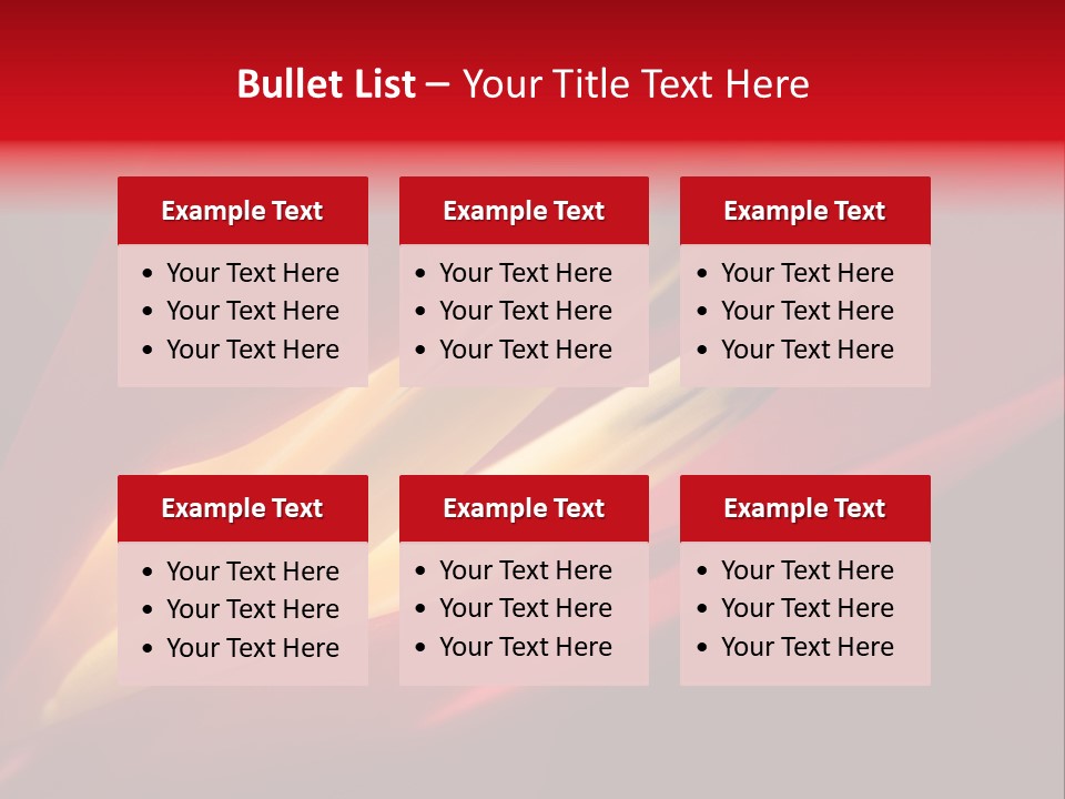 Garden Queensland Heliconia PowerPoint Template