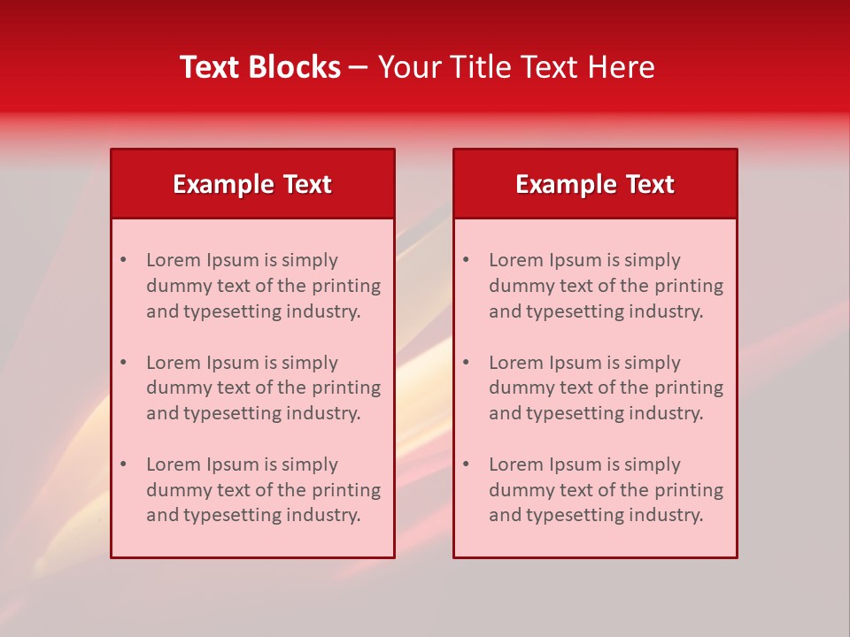 Garden Queensland Heliconia PowerPoint Template