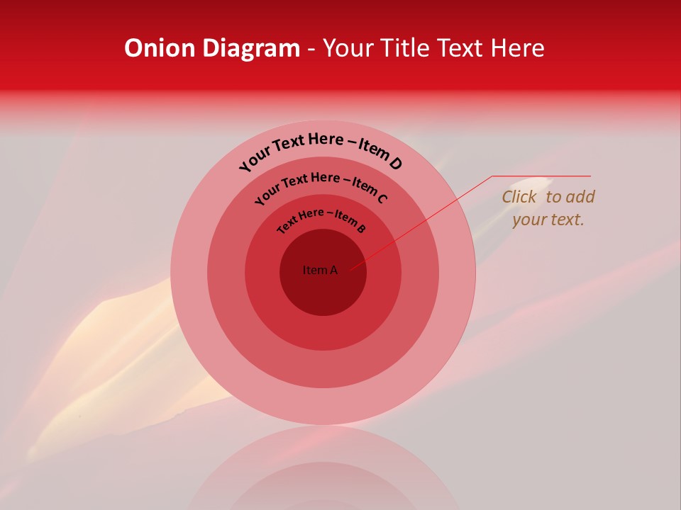 Garden Queensland Heliconia PowerPoint Template