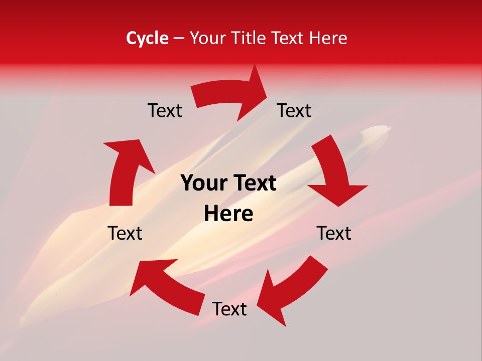 Garden Queensland Heliconia PowerPoint Template