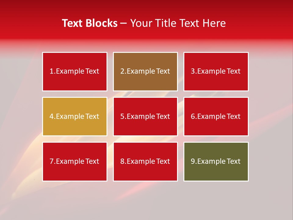 Garden Queensland Heliconia PowerPoint Template