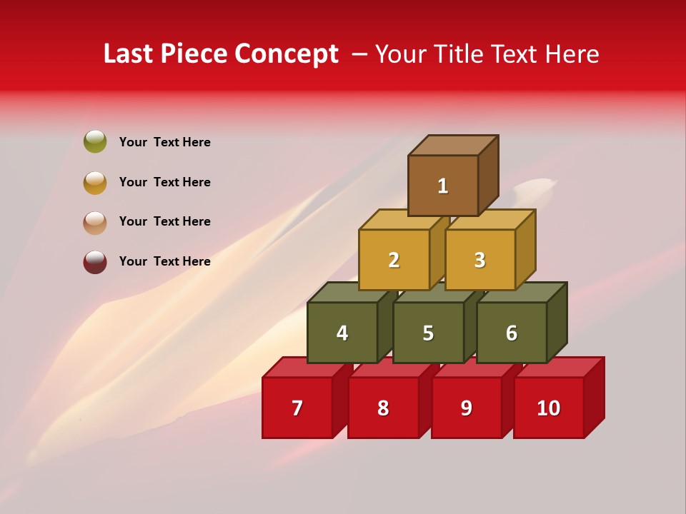 Garden Queensland Heliconia PowerPoint Template