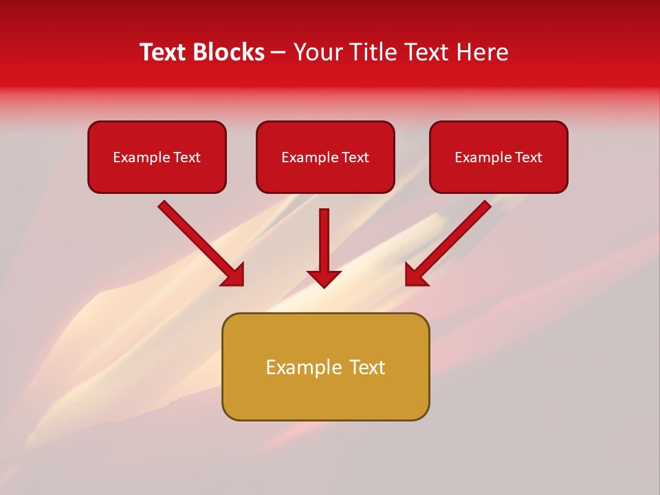 Garden Queensland Heliconia PowerPoint Template