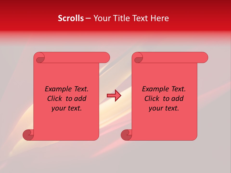 Garden Queensland Heliconia PowerPoint Template