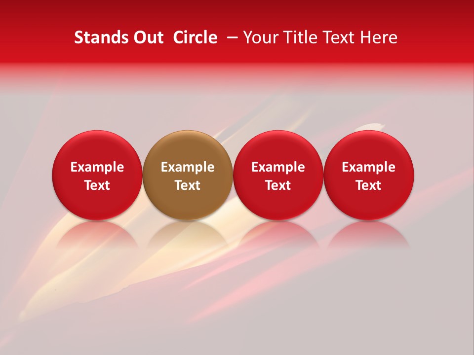 Garden Queensland Heliconia PowerPoint Template