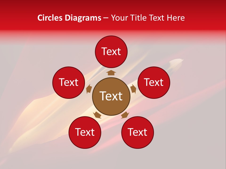 Garden Queensland Heliconia PowerPoint Template