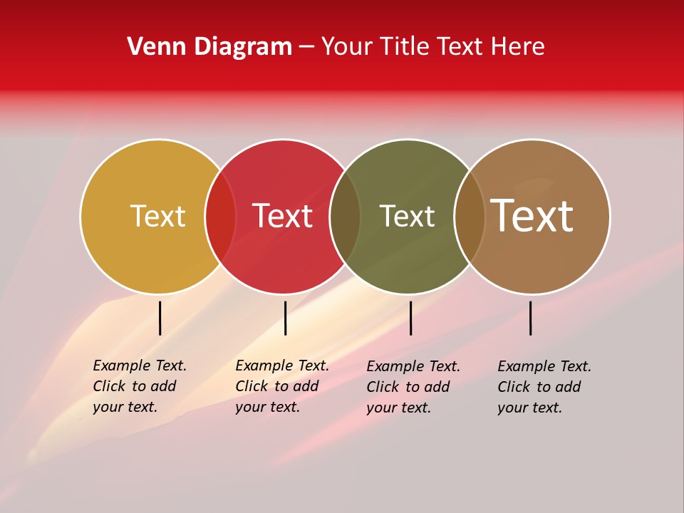 Garden Queensland Heliconia PowerPoint Template