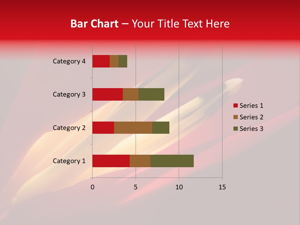 Garden Queensland Heliconia PowerPoint Template
