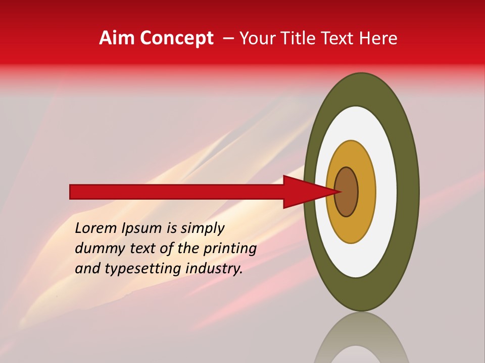 Garden Queensland Heliconia PowerPoint Template