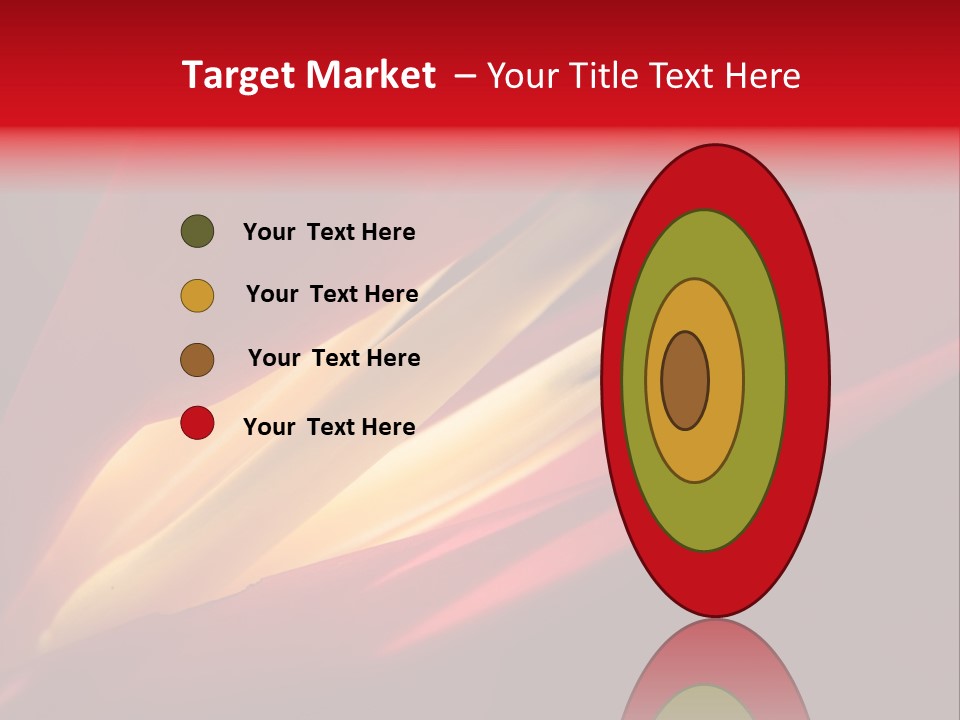 Garden Queensland Heliconia PowerPoint Template