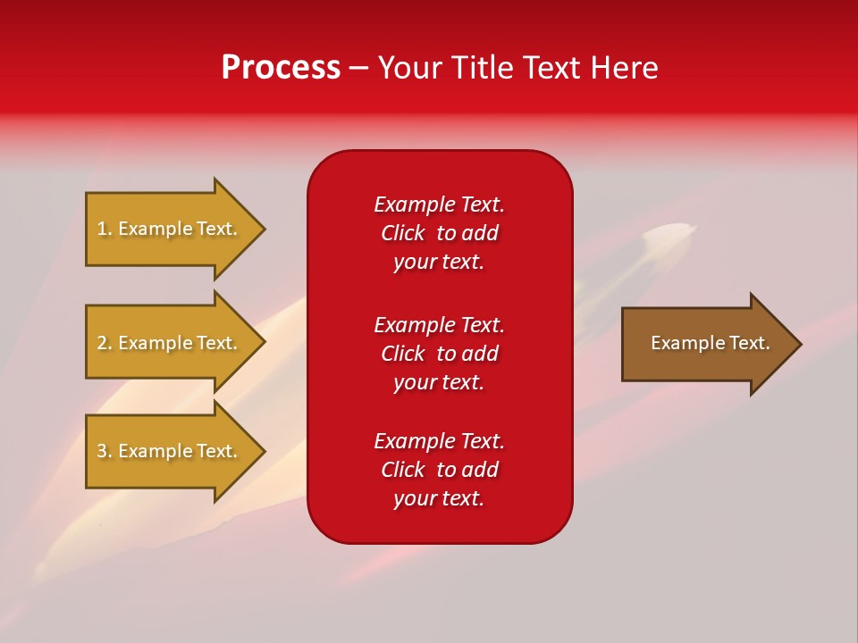Garden Queensland Heliconia PowerPoint Template