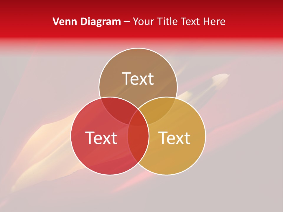 Garden Queensland Heliconia PowerPoint Template