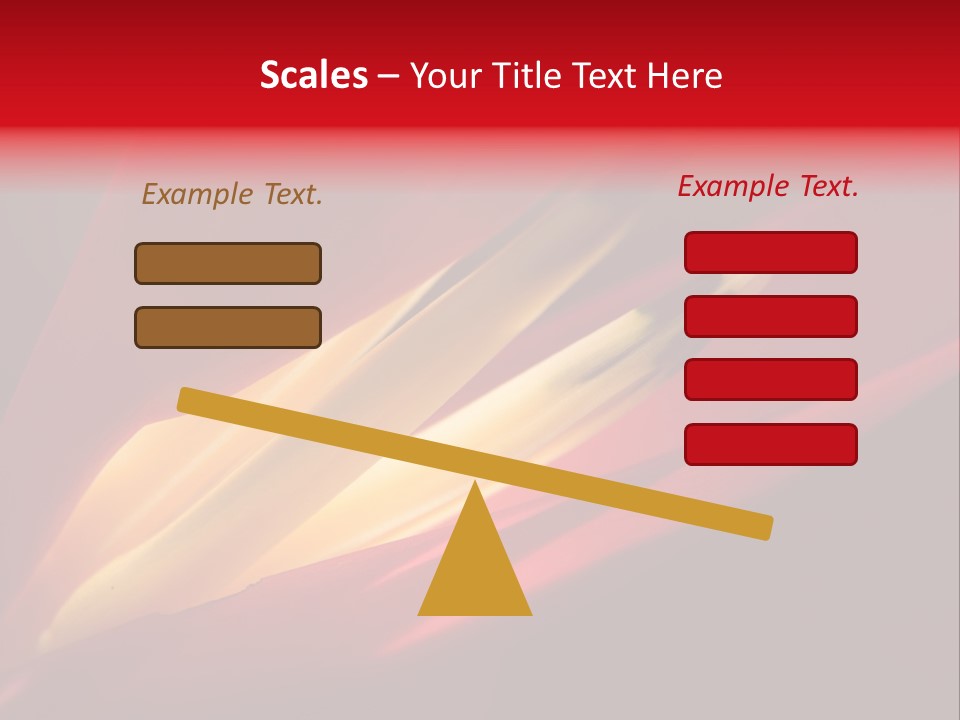 Garden Queensland Heliconia PowerPoint Template
