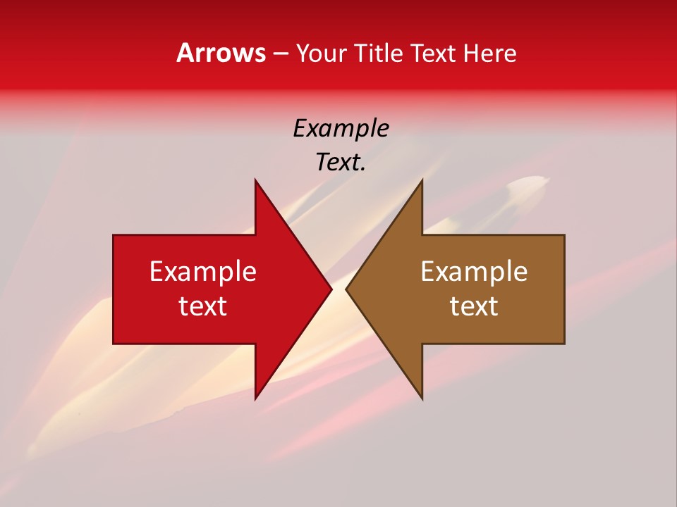 Garden Queensland Heliconia PowerPoint Template
