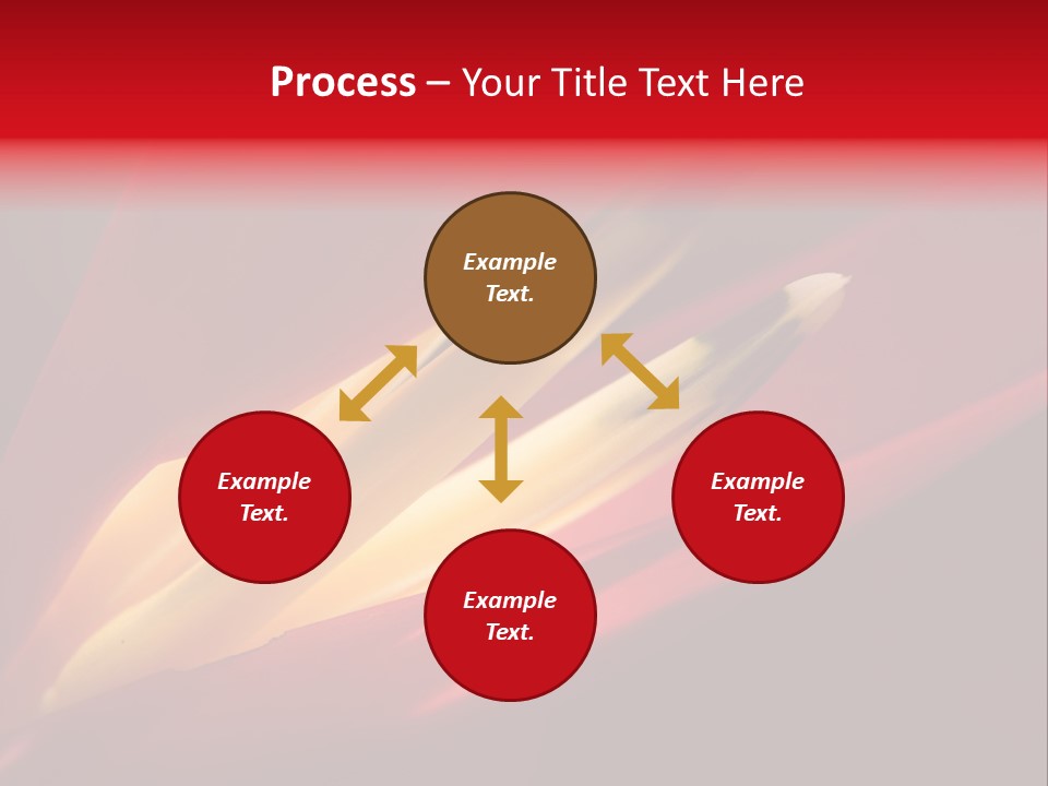 Garden Queensland Heliconia PowerPoint Template