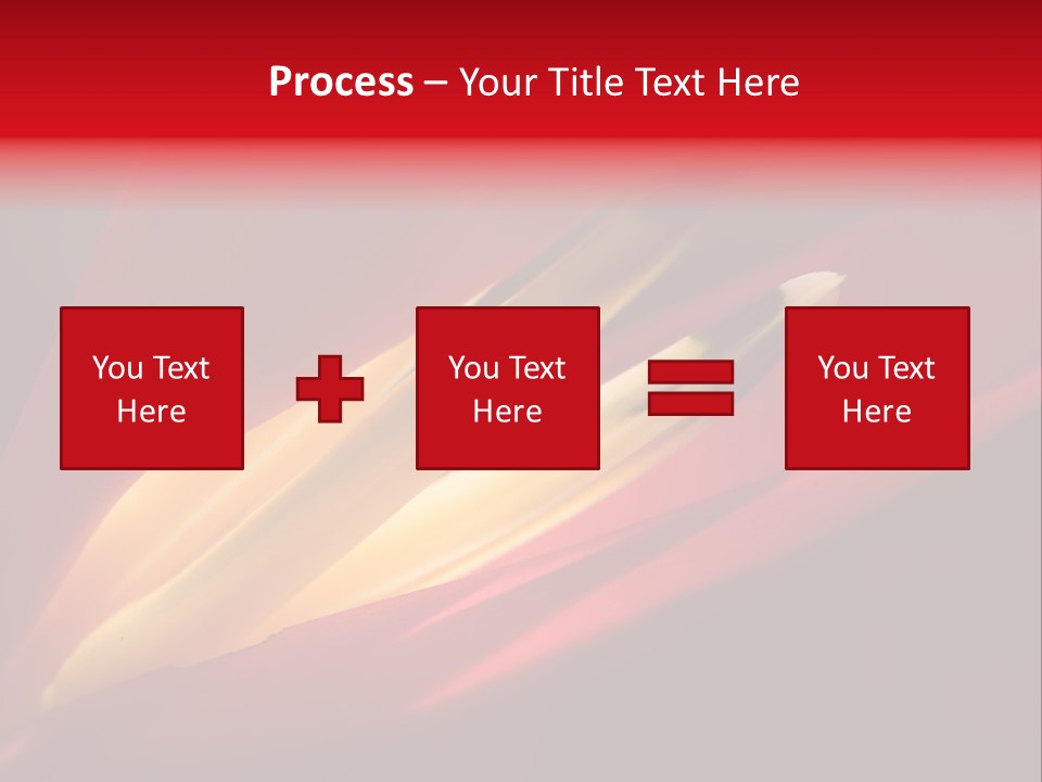 Garden Queensland Heliconia PowerPoint Template