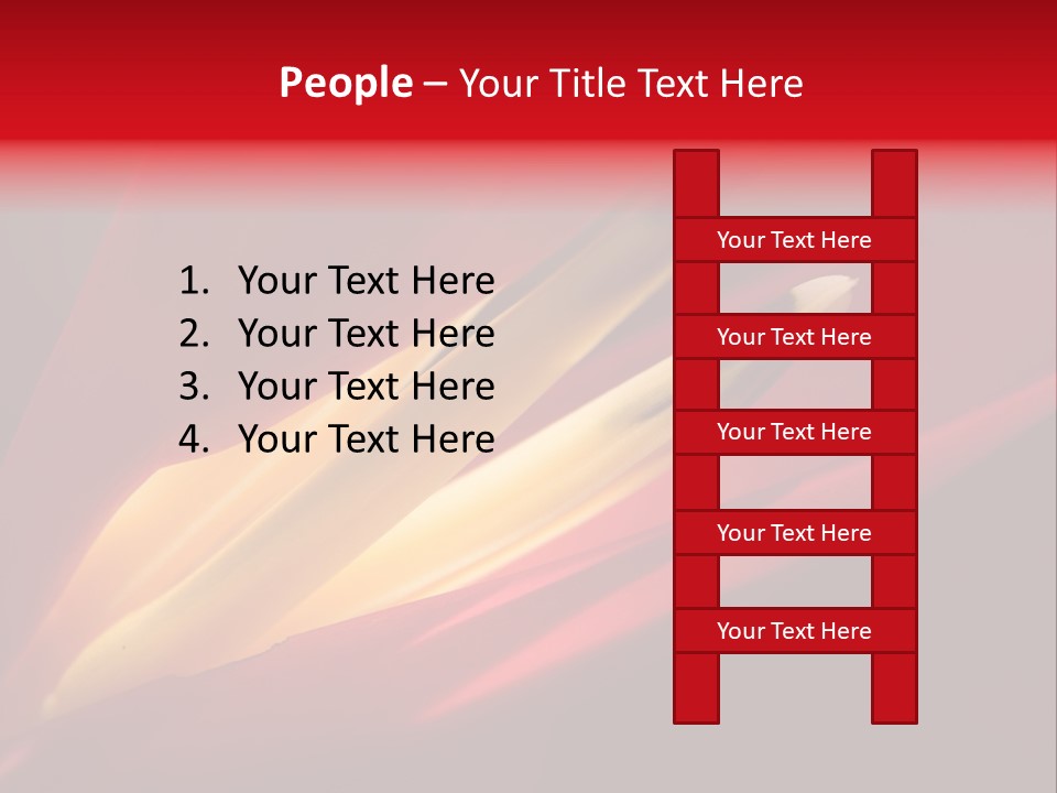 Garden Queensland Heliconia PowerPoint Template