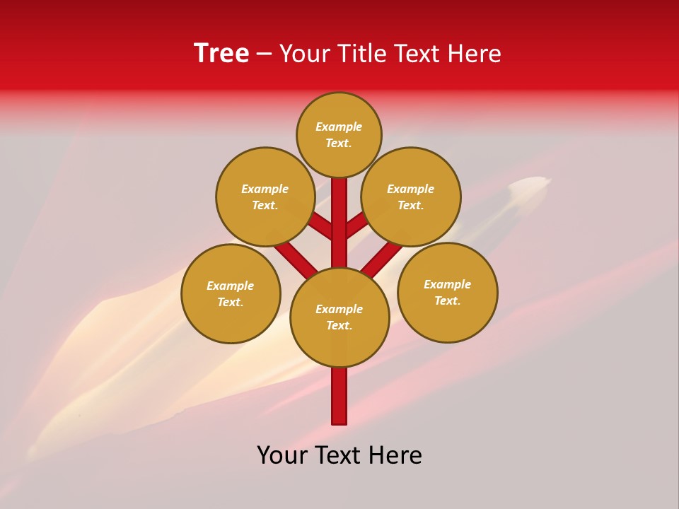 Garden Queensland Heliconia PowerPoint Template