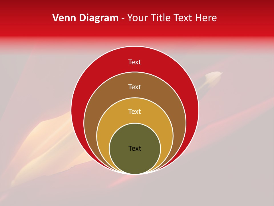 Garden Queensland Heliconia PowerPoint Template