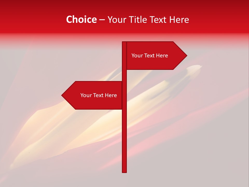 Garden Queensland Heliconia PowerPoint Template