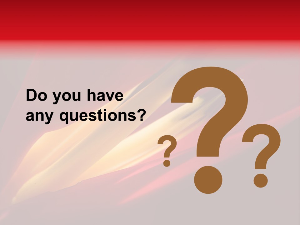 Garden Queensland Heliconia PowerPoint Template