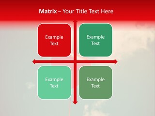 A Red Heart Shaped Balloon Floating In The Air PowerPoint Template