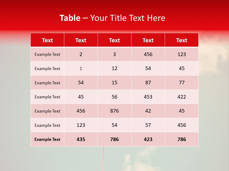 A Red Heart Shaped Balloon Floating In The Air PowerPoint Template