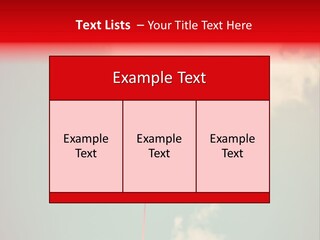 A Red Heart Shaped Balloon Floating In The Air PowerPoint Template