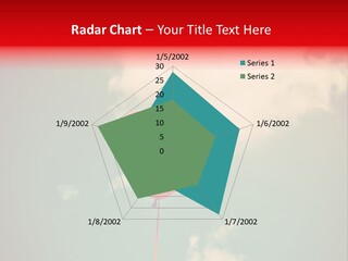A Red Heart Shaped Balloon Floating In The Air PowerPoint Template