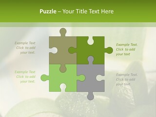 A Glass Filled With Green Liquid Next To Sliced Cucumbers PowerPoint Template