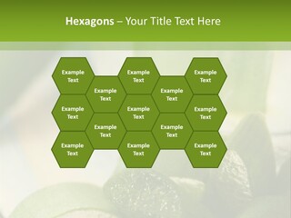 A Glass Filled With Green Liquid Next To Sliced Cucumbers PowerPoint Template