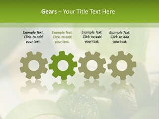 A Glass Filled With Green Liquid Next To Sliced Cucumbers PowerPoint Template