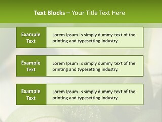 A Glass Filled With Green Liquid Next To Sliced Cucumbers PowerPoint Template