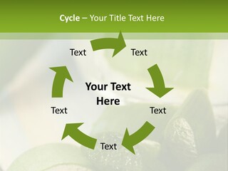 A Glass Filled With Green Liquid Next To Sliced Cucumbers PowerPoint Template