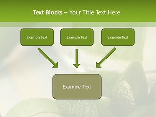 A Glass Filled With Green Liquid Next To Sliced Cucumbers PowerPoint Template