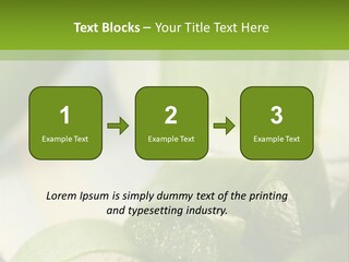 A Glass Filled With Green Liquid Next To Sliced Cucumbers PowerPoint Template