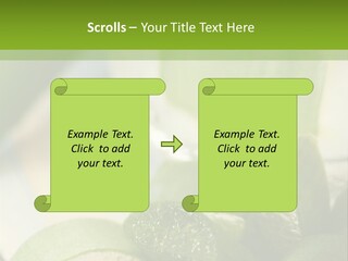 A Glass Filled With Green Liquid Next To Sliced Cucumbers PowerPoint Template