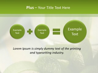 A Glass Filled With Green Liquid Next To Sliced Cucumbers PowerPoint Template